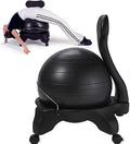 Yoga Ball Chair,Fitness Balance Ball Chair,Balance Ball Chair,Exercise Stability Yoga Ball Chair,for Exercise & Balance (Black)