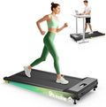 UREVO Walking Pad with Incline, Portable Under Desk Treadmill, 2.5 HP Walking Treadmill Pad for Home and Office, Walking Jogging Running Machine with Remote Control and LED Display