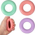 Grip Strength Trainer Rings, Portable Hand Grip Strengthener Finger Forearm Strengthener - Fitting for (Athletes/Rock Climbing/Workout/Fitness)