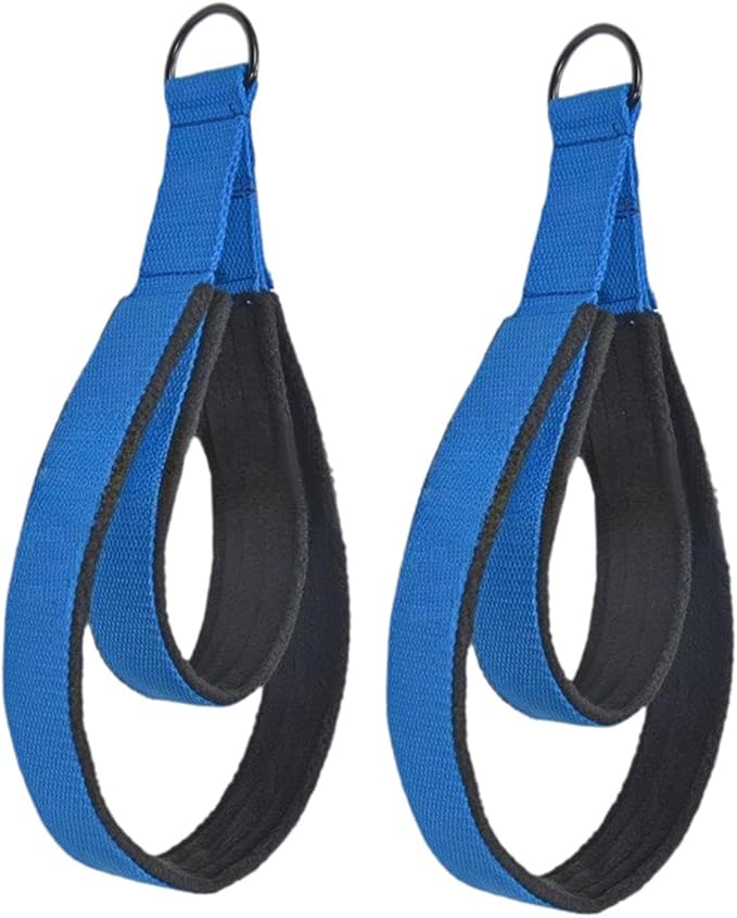 Generic 2Pcs Pilates Double Loop Strap Fitness Strap Beginner Pilates Equipment Double Loop Strap for Gymnastics Arms Legs Home