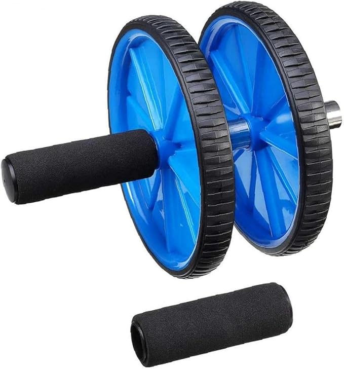 Waist Exerciser Pad Ab Rollers Abdominal Core Roller Home Gym Fitness Workout Training Equipment (Random Color)