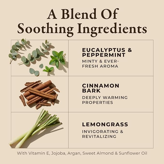Gya Labs Soothing Massage Oil - 6.76 Fl Oz - Eases Tension and Comforts Tired Muscles for Relaxation, Soothing Massage Oil Hydrates Skin - Non-Greasy Formula, Non-GMO and Cruelty-Free