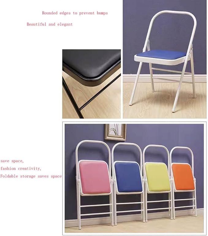 Iyengar Yoga Chair,Pilates Chair,Yoga Inversion Chair,Backless Yoga Chair Prop,Home Exercises Reinforced Design, Orange-82cm×45cm