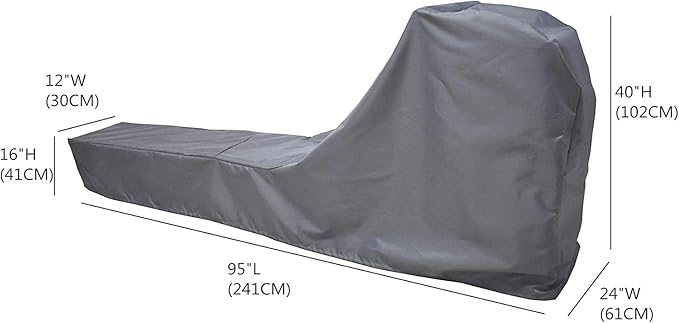 Fitness Equipment Cover - Protective Dustproof Waterproof & Water-Resistant Stationary Fabric for Indoor/Outdoor Use, Gray