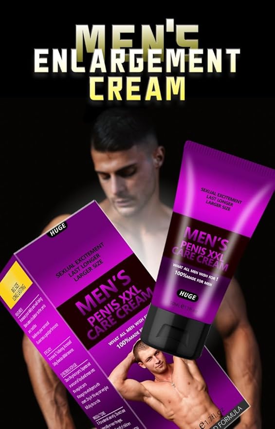 Male Enhancement Cream for Men, Body Gel for Private Part, Men's Re-Vitalize Enlargement Cream, Enhance Size and Performance – Get Bigger Thicker and Stronger (XXL Care)