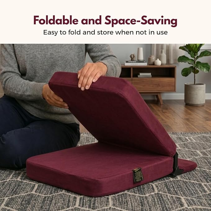 Friends Of Meditation Back Jack Meditation and Yoga Chair (18 X 18 Inch)