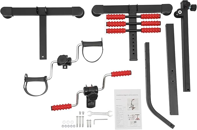 Pedal Exerciser Bike for Seniors, Hand Arm Leg and Knee Physical Recovery Equipment Adjustable Portable Fitness Equipment Elderly Dual Pedal Home Exercise Bike for Total Body Workout