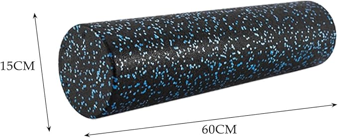 Column Foam Roller Multipurpose Relaxation Men Women Pilates Foam Roller for Fitness Worker Office Home Gym, 15cmx60cm Blue