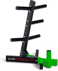 Cap Barbell Olympic Plate Tree Storage Rack, Multiple Colors