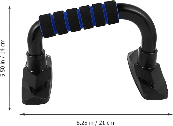 HEMOTON Push up Bars Hand Grip Strength Training Equipment -shaped Push-up Stands for Home Arm Muscle Fitness Workout