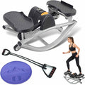Step Machines Stepper, Lateral Rocking Fitness Stepper, Exercise Machine Side to Side, Tons Abs Twister, Mini Cardio Home Workout Machine, Low-Impact Compact Steppers for Legs, Glutes, Absz