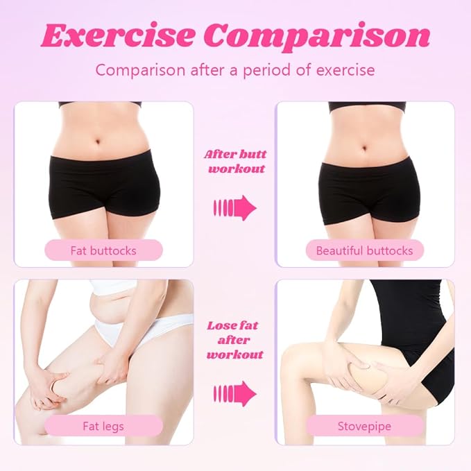 Thigh Exerciser for Women, Enhanced Resistance Hip and Pelvis Trainer, Under Desk Exerciser and Kegel Exercise Products for Women Home Gym