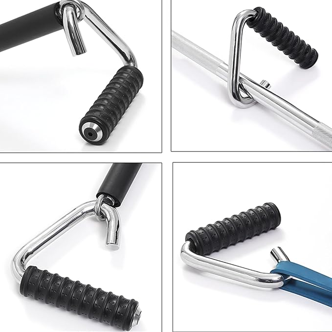 Pull Up Bar Attachment,C Shape Muscle Training Equipment,Pull Up Bar Handles - for Strength Training Barbell Workout Gym Row Squat Men Women