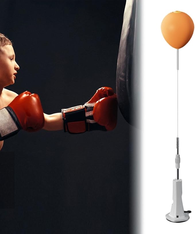 pistro Boxing Reaction Ball with Adjustable Stand Punching Bag Speed Training Equipment for MMA Home Gym Workout Fitness
