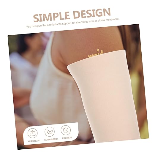 1pair Warm Elbow Sleeve for Sports Comfortable Protective Elbow Pad Arm Wrap for Joint Support for Exercise and Outdoor Activities
