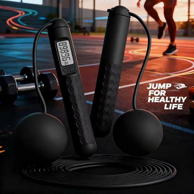 Vibration Plate, Vibrating Fitness Platform with Jump Rope, Full Body Workout for Indoor, Fat Burner for Women
