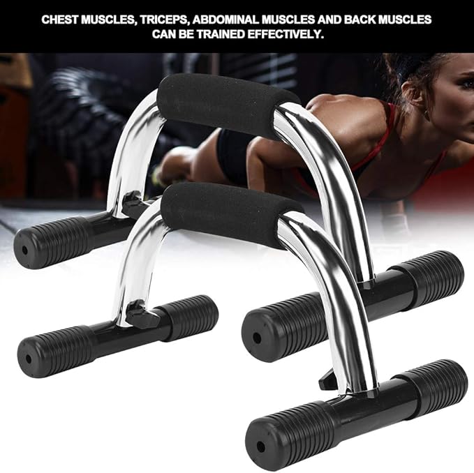 OUKENS Push Up Bars, Calisthenics Equipment Push Up Handles for Floor,with Non-Slip Sturdy Structure Handle, Fitness Bars for Home & Workout