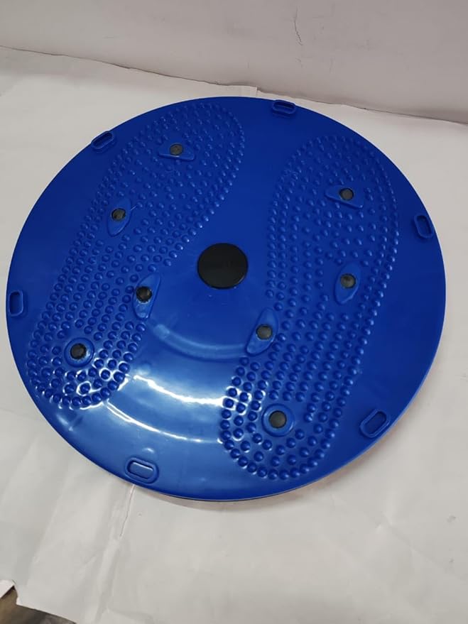 Mat Acupressure Twister Big Disc Pyramid & Magnetic Treatment Therapy (Grey)