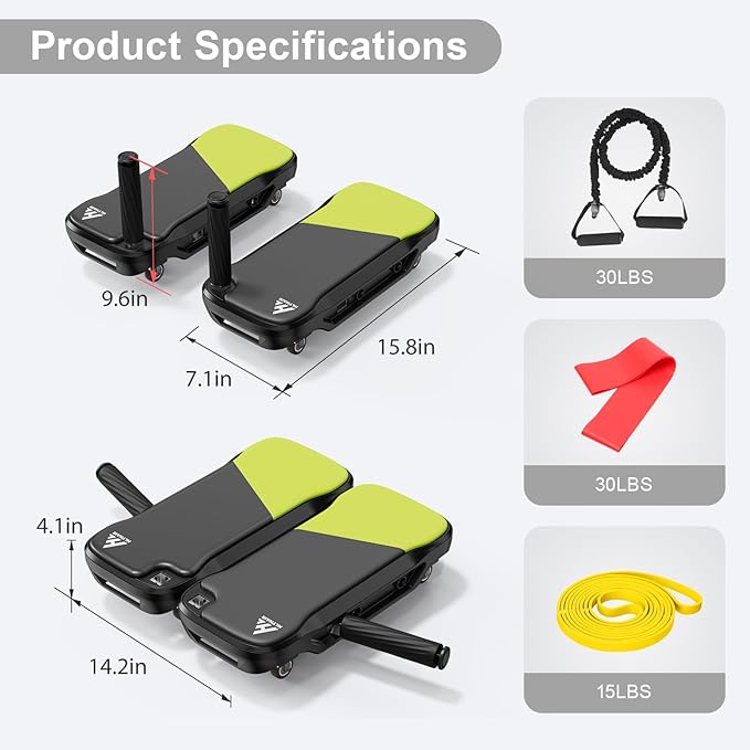 Upgrade Ab Roller Wheel Detachable Abdominal Wheel With 360° for Core Workout, Multi-Directional Abs Roller Board For Full body exercise, Ab Trainer with 8 Wheels