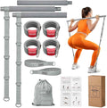 YOTTOY Pilates Bar Kit with Resistance Bands - 3-Bar Pilates Workout Equipment for Legs, Hips, Waist & Arms Workout, Portable Home Gym Exercise Equipment for Women & Men