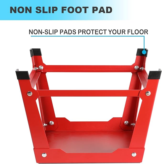 12 Inch Plyometric Platform Box Red Step Up Box Exercise Jump Box Gym Step Up Platform Fitness Jump Box Step Stool Exercise Jumping Box Step Stool Workout Exercise Fit Training