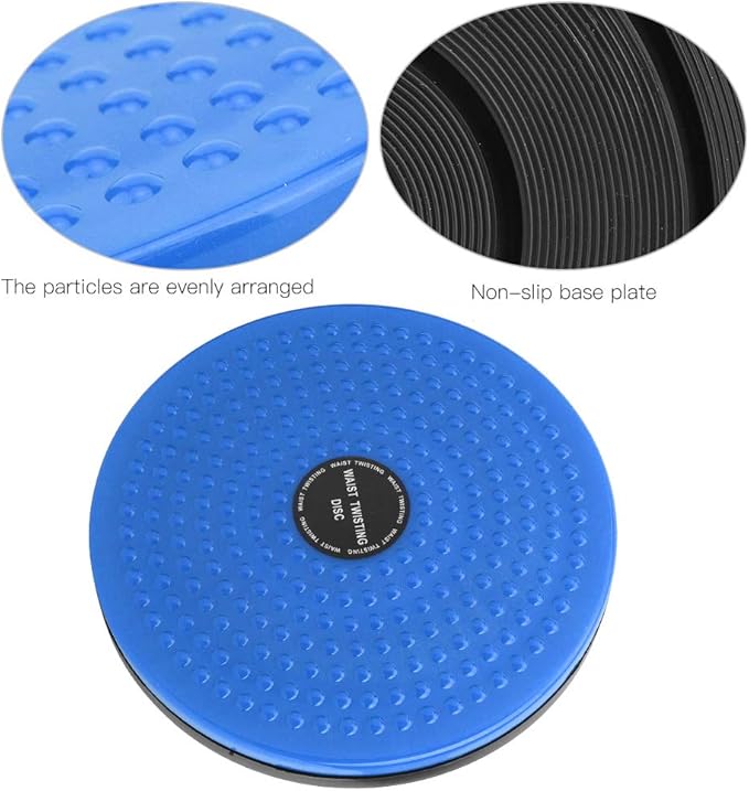 Waist Twisting Disc, Body Trimmer Ab Exercise Board, Blue, Non-Slip Base, Thickened Plastic Construction for Home Fitness, Weight Loss