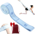 2026 Upgrade Fitness Resistance Band for Stretching and Yoga, Elastic Yoga Stretching Strap with Loops Handle, Adjustable Leg Stretcher Bands for Full Body Stretching Shaping