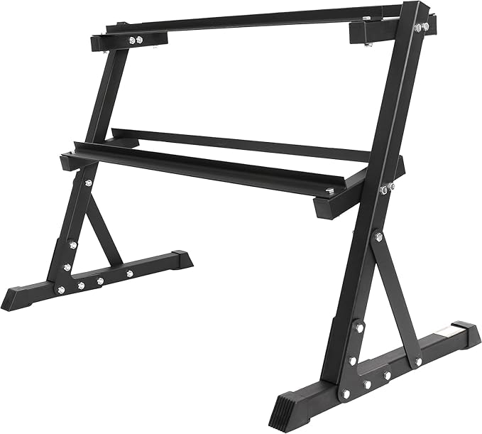 Fitvids Dumbbell Rack 2 Tier Weight Rack for Home Gym