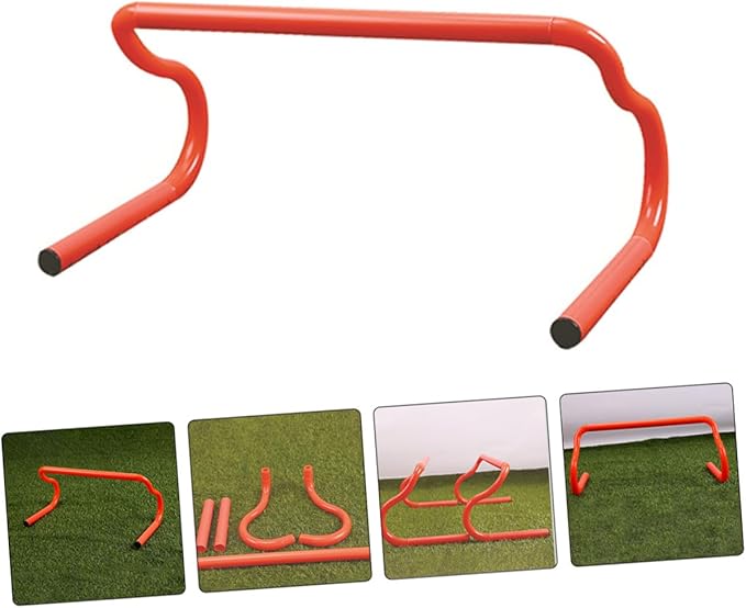 3pcs Adjustable Detachable Speed Hurdles Portable Agility Training Equipment for Athletes Lightweight Modular Workout Hurdles for Soccer Basketball Football
