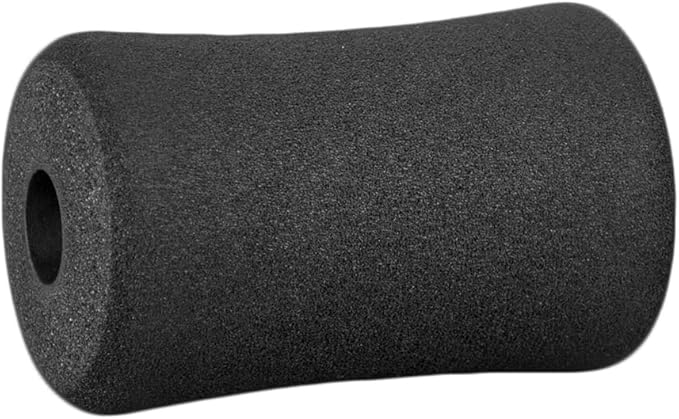 Foam Foot Pads Rollers Two Pair for Home Gym Exercise Machines Equipments Replacements with 1 Inch(2.5cm) Rod (Foam 4.53" X 2.56" Od X 0.87" Id)