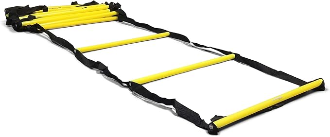 Rugged Soccer Agility Ladder - Plastic Rungs - 26 feet