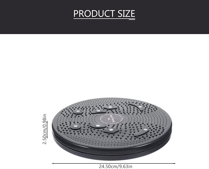Rotating Waist Twisting Disc Home Gym Equipment Foot Massage Board Waist Trainer for Women Ab Exercise Machine