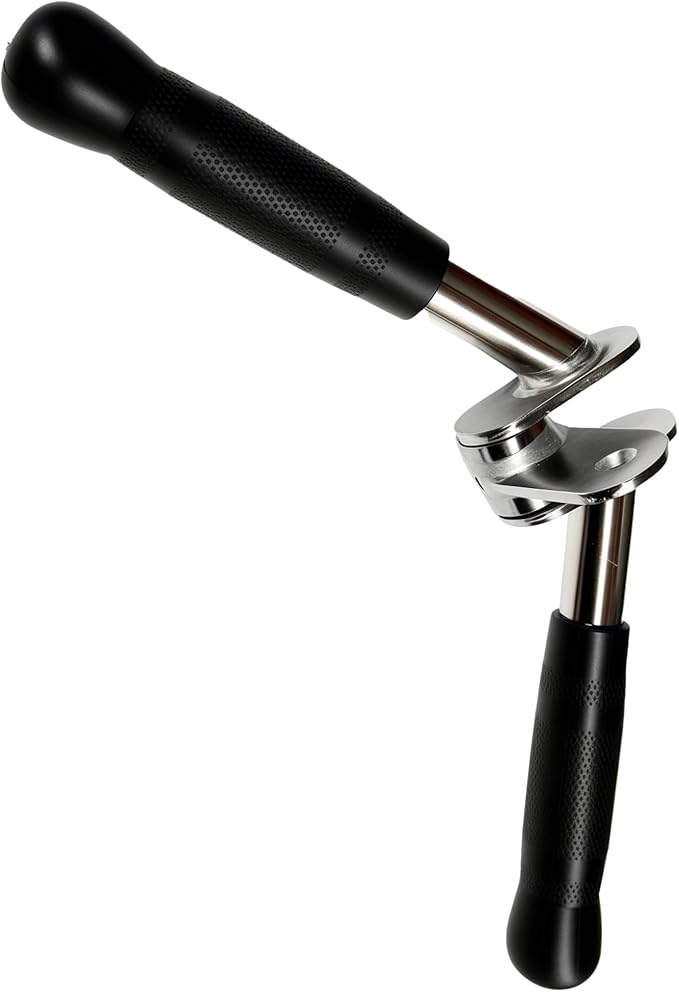 qibylift Barbell Multi-Exerciser Cable Attachment For Cable Machines, Lat Pull Down Bar Cable Machine Attachments, Tricep Press Down Bar, Revolving Straight Curl Pulldown Bar with Rotating & Rubber Handle Grips