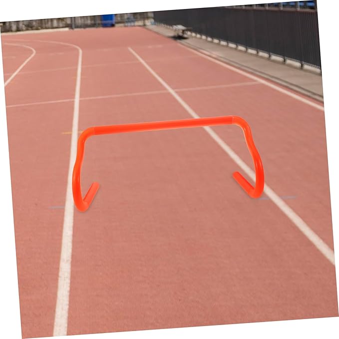 1pc Football Training Hurdle for Agility and Speed Drills Detachable Portable and Jumping Rack Orange