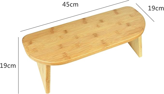 Mindful and Modern Folding Meditation Bench with Locking Magnetic Hinges - Bamboo Kneeling Stool for Zen Meditating Posture - Bonus Portable Travel Carry Bag