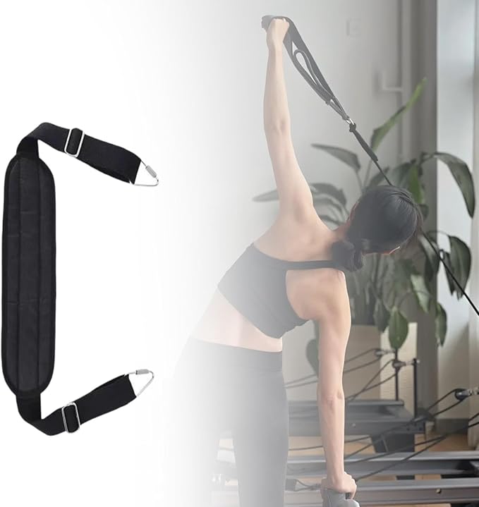 Pilates Foot Strap Adjustable 29.92-39.37 inch Cotton Fitness Accessory for Balance Flexibility Workout Training