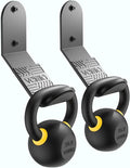 veimia Kettle Bell Wall Rack, Wall Mounted Kettle Bell Storage Hanger, Gym Storage Mount for many Size Kettlebell, Kettlebell Rack with rubber mat is choice for home or commercial gyms