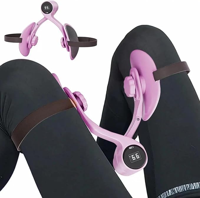 Inner Thigh Toner Muscle Fitness Exercise Equipment Pelvic Floor Trainer Arm Leg Exercisers for Home Gym Pelvic Floor Trainer Home Fitness Equipment Inner Thigh Toner