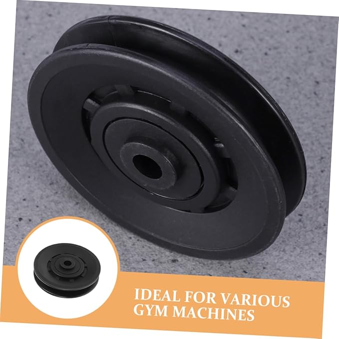 6pcs Gym Pulley System for Weight Lifting Exercise Cable Attachment Bearing Wheels Fitness Equipment Accessory for Strength Training and Workout