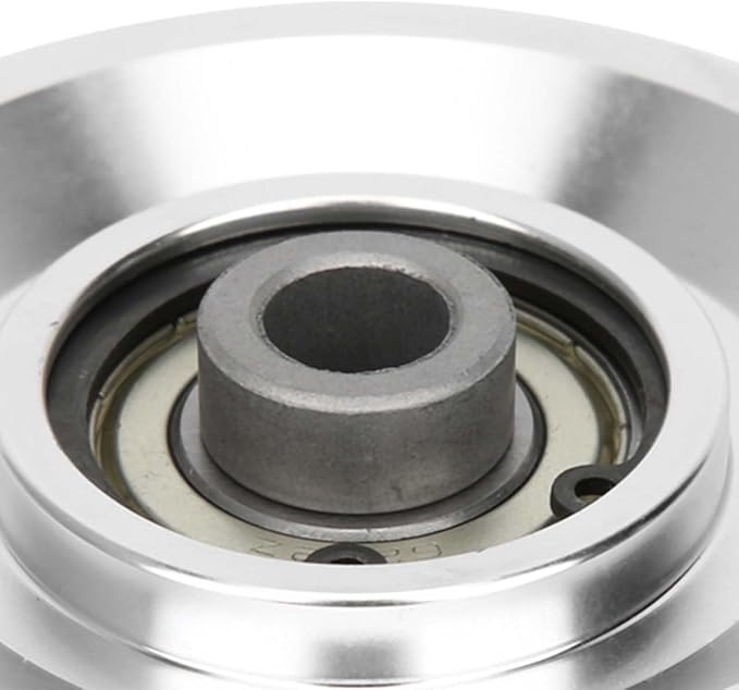 Agatige Aluminum Pulley Wheel, 70mm 80mm Power Rack Pulley Attachment Bearing Gym Pulleywheel Strength Training Exercise Hardware for Home Gym Equipment