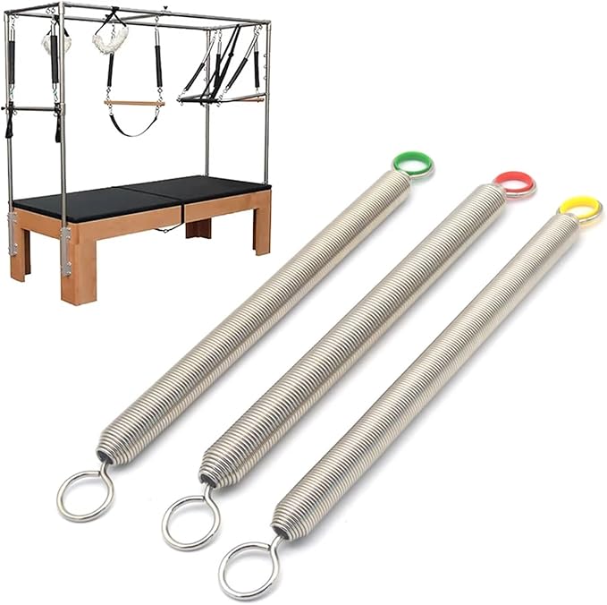 Pilates Pro Chair Springs 10PCS Yoga Stick Heavy Duty Pilates Equipment Accessories Extension Spring
