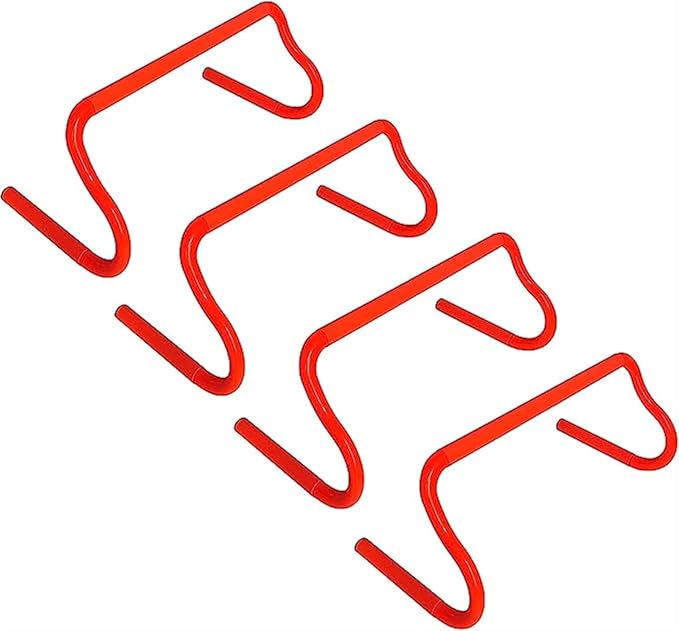 4 Pack Agility Speed Training Hurdles- 9" Detachable Agility Training Hurdles- Sports Practice Equipment for Athletes, Soccer, Basketball