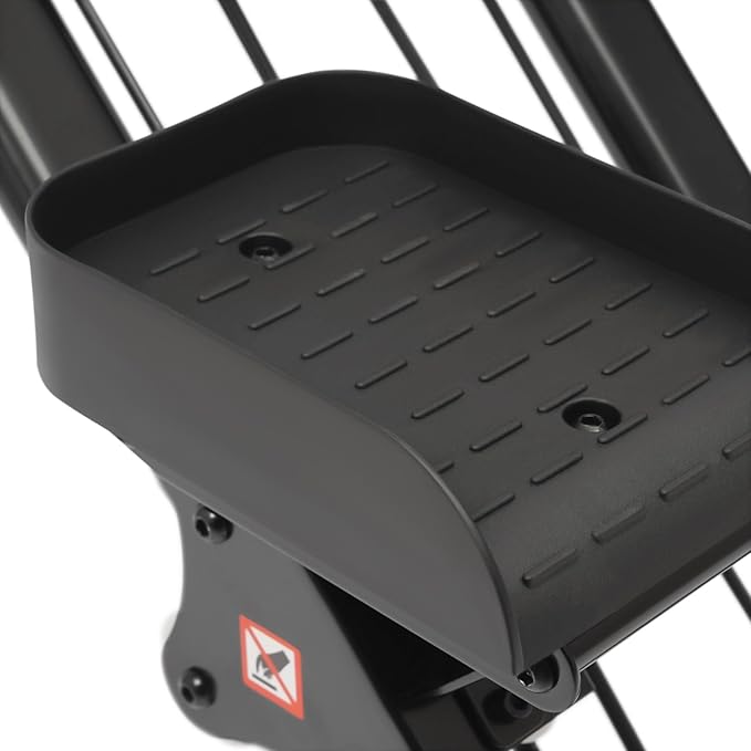 Stair Stepper for Home Gym, Folding Vertical Climber, Adjustable Handrail Height Foldable Cardio Exercise Machine Low Noise with Anti-Slip Foot Covers, High Weight Capacity