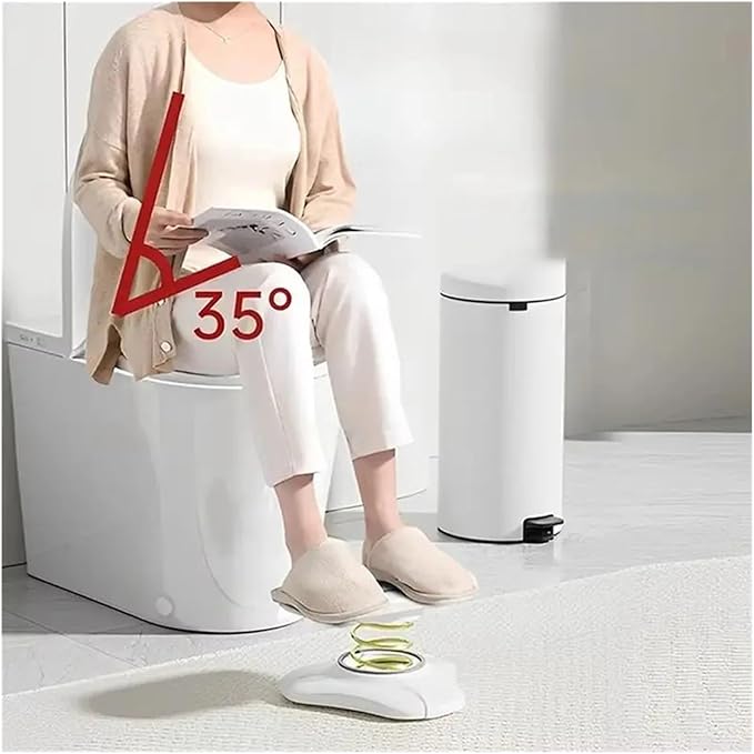 Ankle Leg Exercisers,Multi Functional Exercise Ankle Footstool, Toilet Companion Footstool, Office Or Daily Rest, Relaxing Feet and Legs(Gray,2pcs)