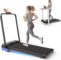 Walking Pad Treadmill with Handle Bar,Walking Pad with Incline 8%,2.5HP Quiet Under Desk 320 lbs 2 in 1Treadmills for Home Office,Compact Foldable Walking Pad,Remote Control&LED Display