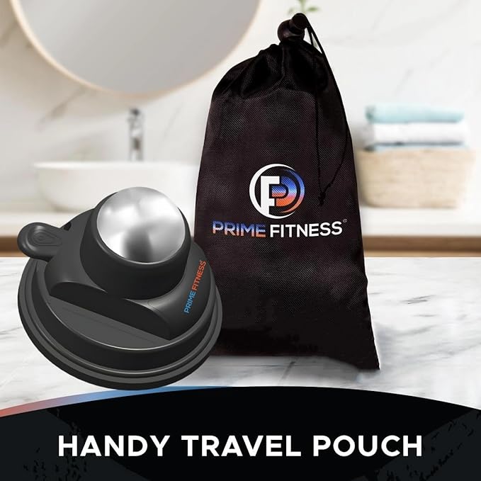 PRIME Fitness Wall Mounted Massage Ball | Cold Therapy | Back Massager | Cryo Stick | Relieve Muscle Pain (360 Massager)