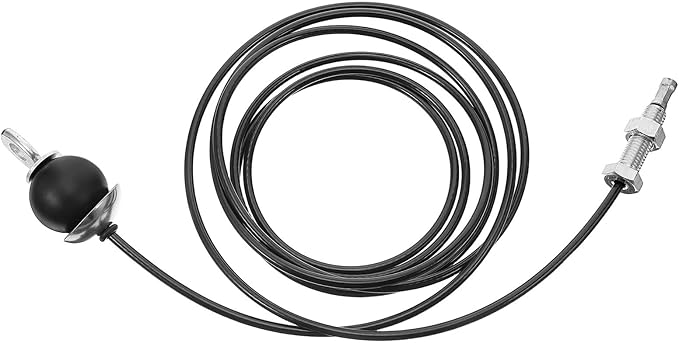 BESTonZON Fitness Pulley Cable Attachment 5mm Thick Steel Wire Rope with Limit Ball and Screw, Heavy Duty Gym Cable Weight Accessory for Strength Training and Home Workout Equipment