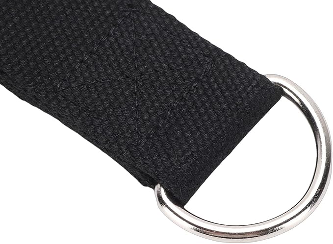 Keenso Double Loop Pilates Straps Adjustable Cotton with D Shaped Buckle, Perfect for Home Workouts and Muscle Training