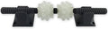 RUMBLE ROLLER Beastie Bar Massage Bar (Clear with Stands)