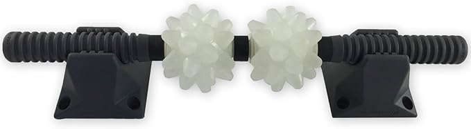 RUMBLE ROLLER Beastie Bar Massage Bar (Clear with Stands)